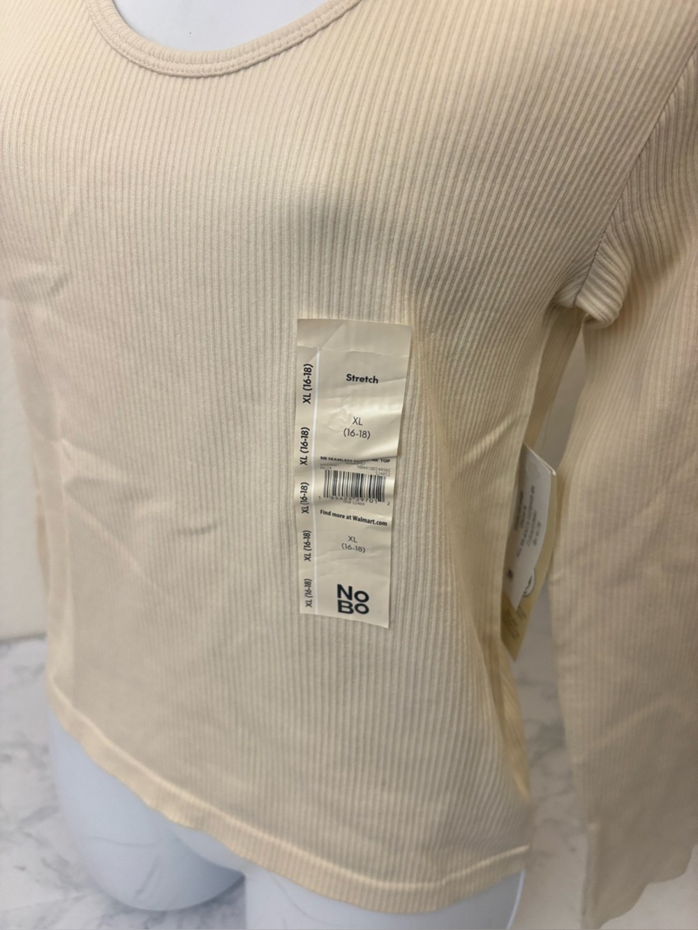 No Boundaries Womens Sweater Ribbed Top Lot Of 2 Sz XL 16-18 1/4 Zip Pullover - Picture 6 of 8